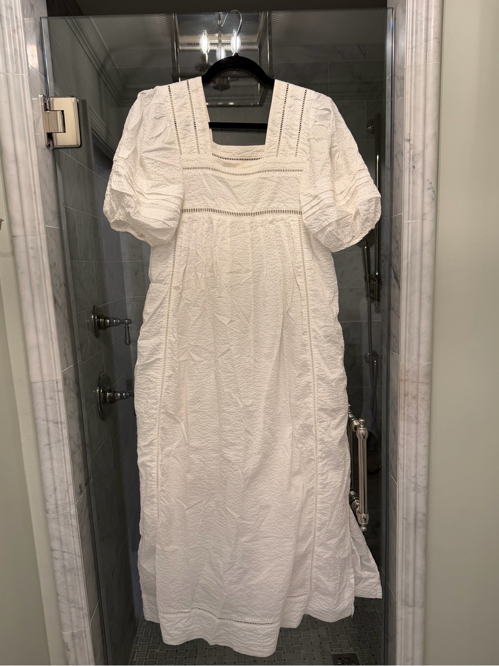 Loeffler Randall Seersucker Midi Dress